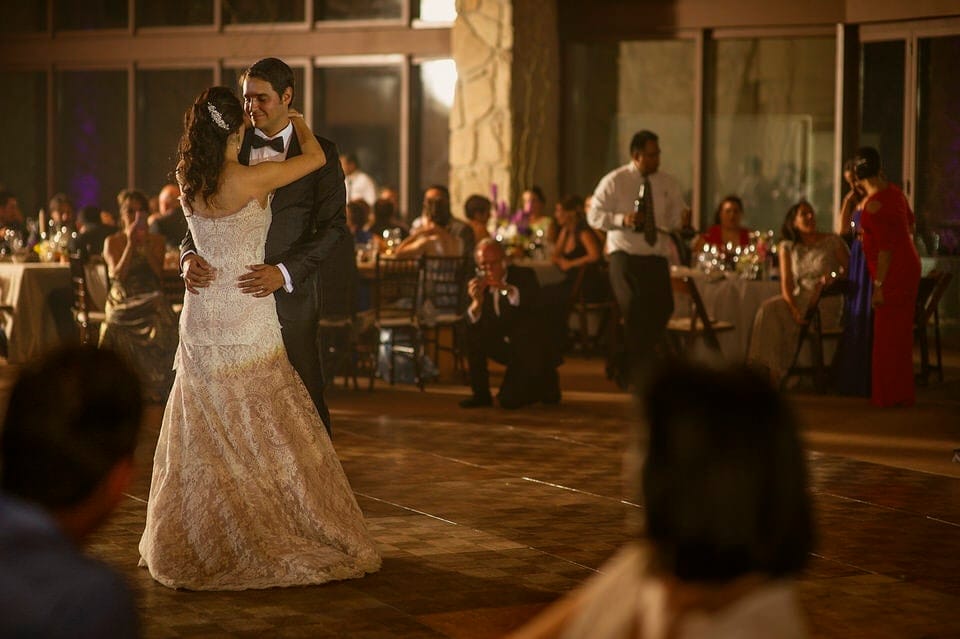 First dance at Museo de la Vid y el Vino, Ruta del Vino reception
