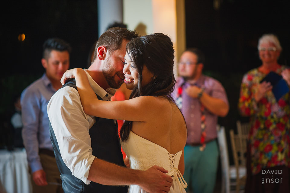 calm direction — no shot list, no choreography, no performing for the camera | I scout the beach and the resort grounds before the day | 25+ years photographing weddings in Mexico, Europe, and several other countries