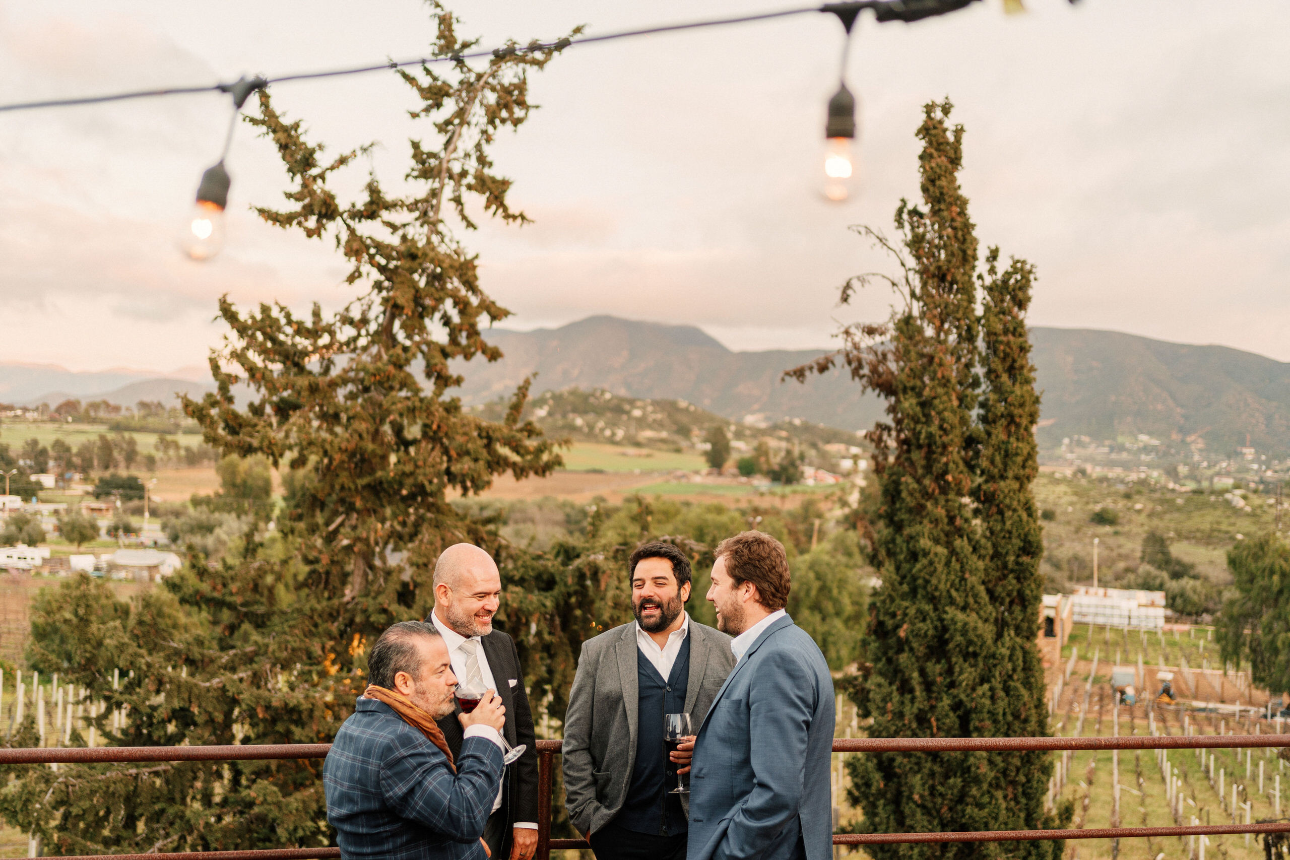 Casa de Piedra in the late hours of the wedding