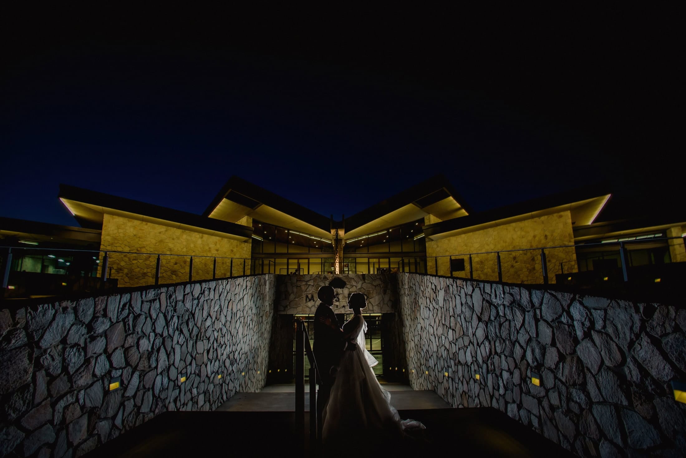 Intimate wedding ceremony at Museo de la Vid y el Vino — Valle de Guadalupe, photographed by David Josué