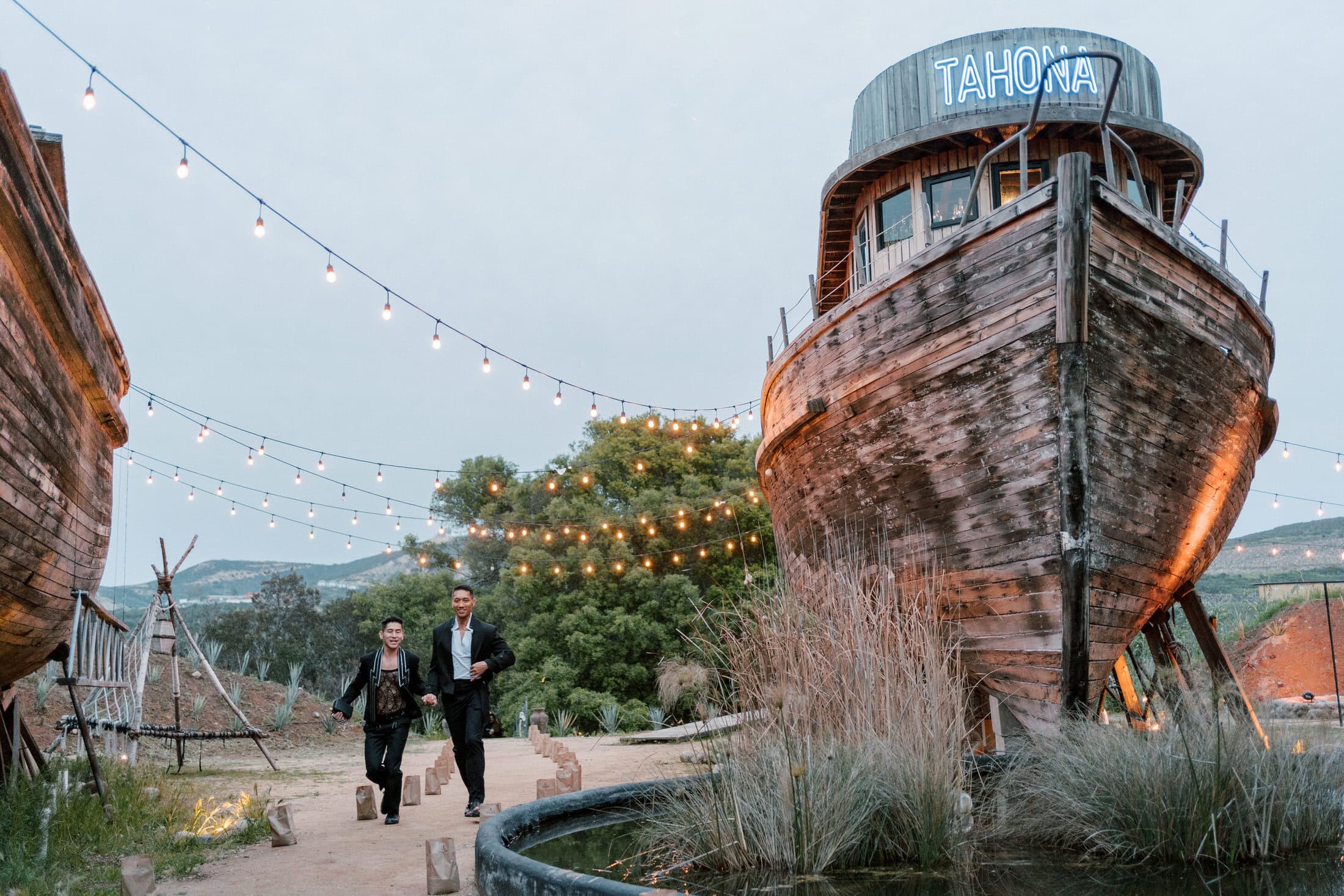Cuatro Cuatros — winery and resort property in the Valle de Guadalupe region, with cliff-edge views toward the Pacific | the property combines vineyard terrain with dramatic ocean exposure unusual for the Valle | couples search 'cuatro cuatros wedding' when they want vineyard-plus-coast geography in one venue